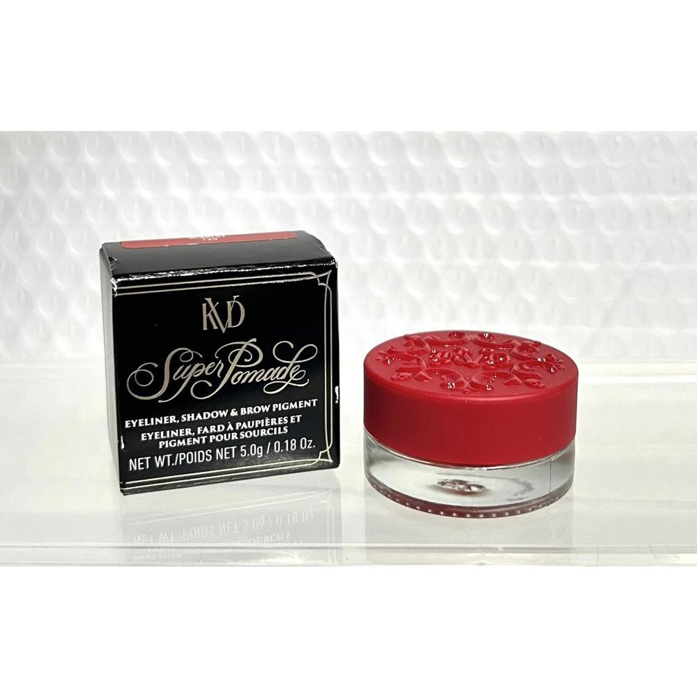 Kat Von D KVD Pomade Eyeliner, Shadow & Brow Pigment 120 "Scarlet" Full Size NIB